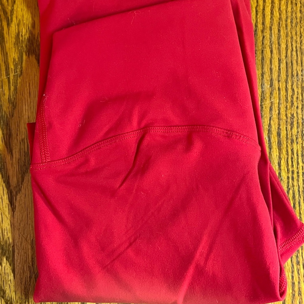 Vibrant Red Leggings